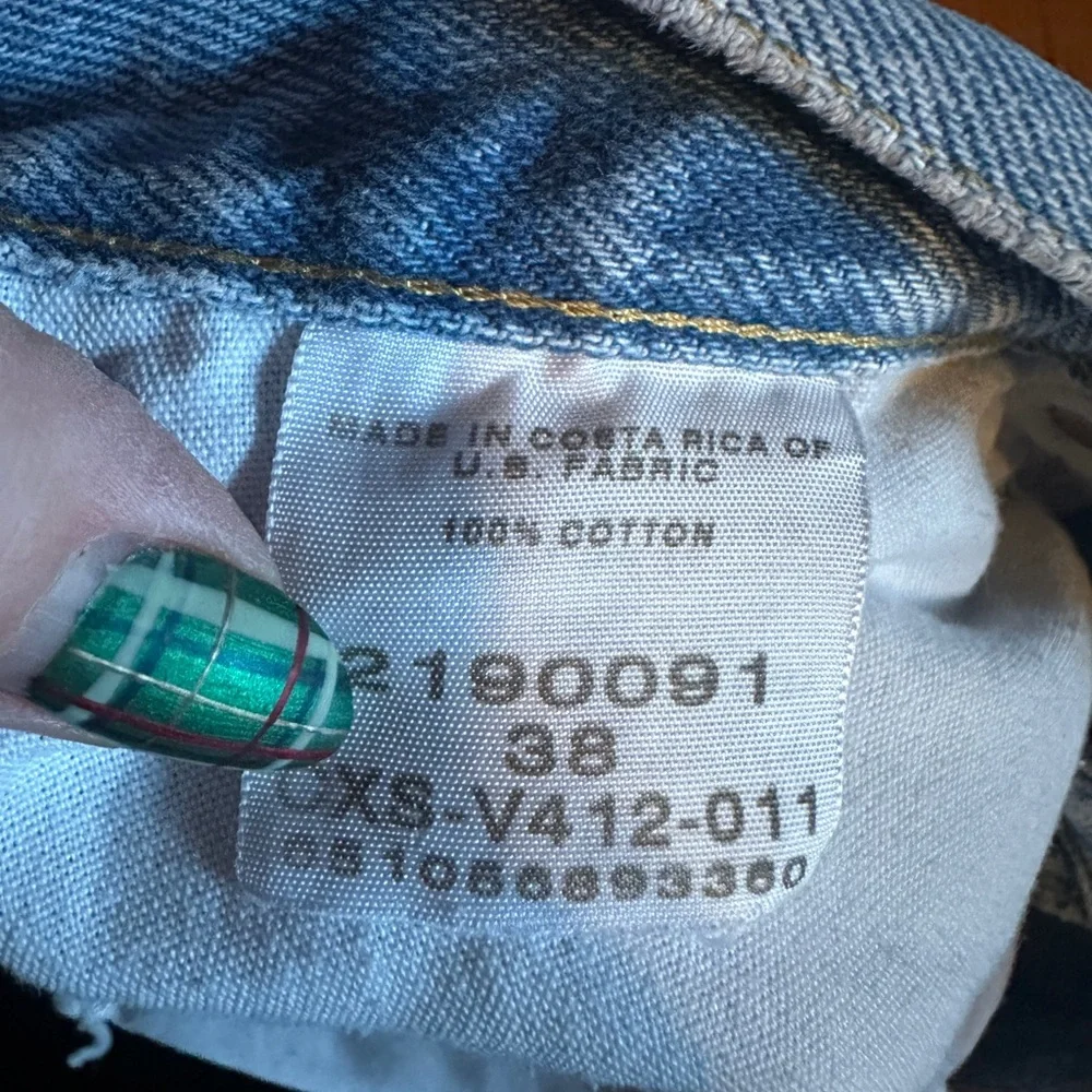 Vtg 90s Lee Stone Washed Jorts, Size 38